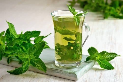 El té de menta es también especialmente útil durante periodos gripales