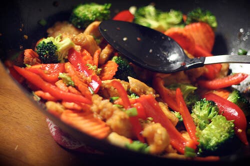 Vegetales salteados