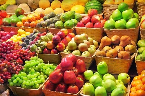Variedad de frutas