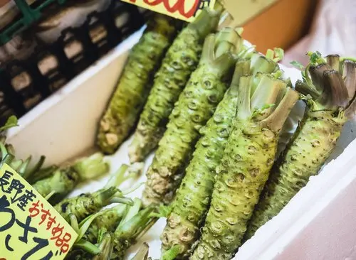 wasabi en un suèrmercado