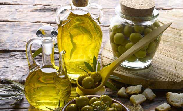Aceite de oliva para la piel