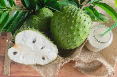 Uso de la fruta de la graviola o guanábana