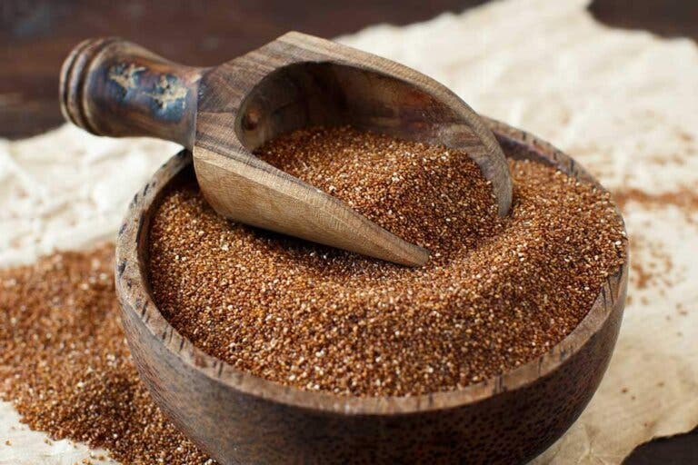 Propiedades de los granos de teff