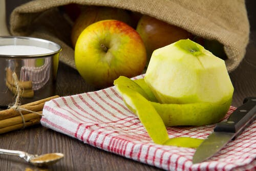 Manzana piel