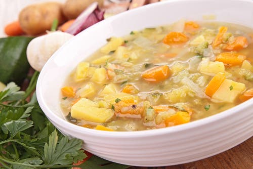 Sopa para la gastroenteritis