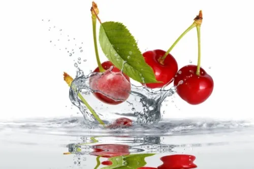 Agua de cerezas