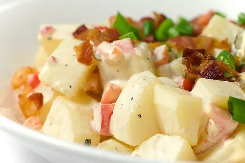 ensalada de patatas con verduras
