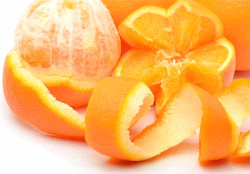 Infusión antioxidante con corteza de naranja