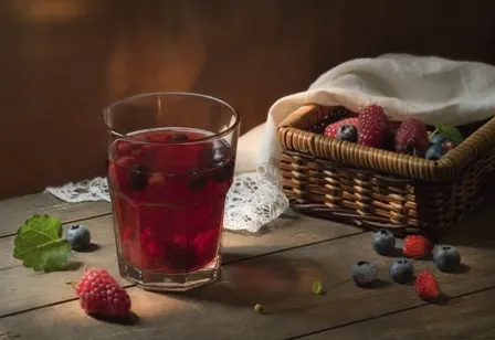 jugo de arándanos
