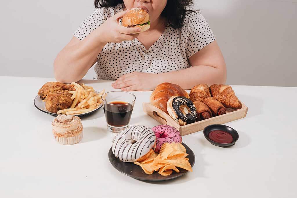 junk food e estresse