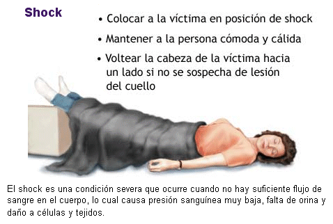 Primeros auxilios en caso de shock anafiláctico