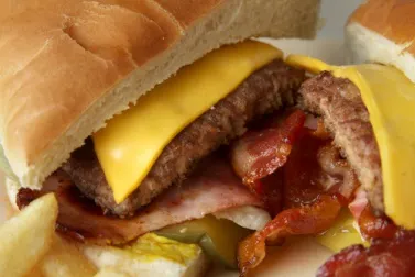 ¿Sabes de qué están hechas las hamburguesas de los locales de comida rápida?