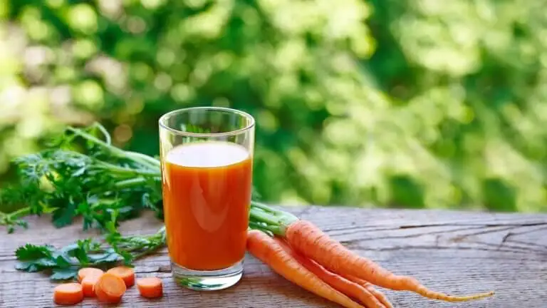 Jugo de zanahoria y jengibre