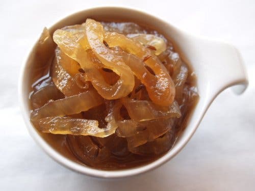 Receta de la mermelada de cebolla
