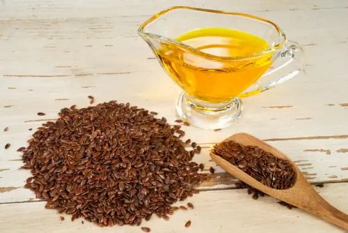 aceite de lino: aceites para nuestro cabello.