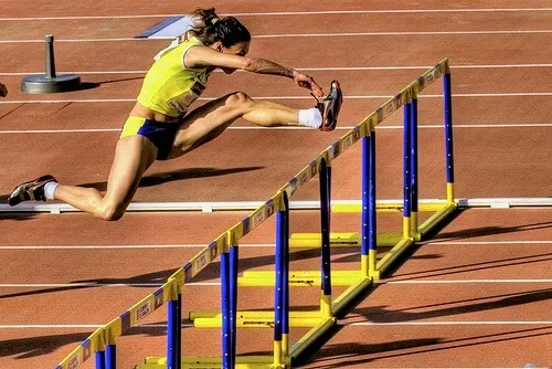 Mujer corriendo