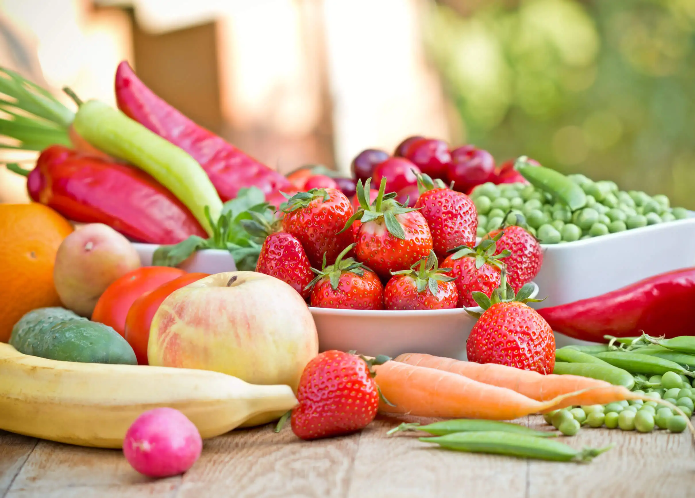 Food low in potassium.