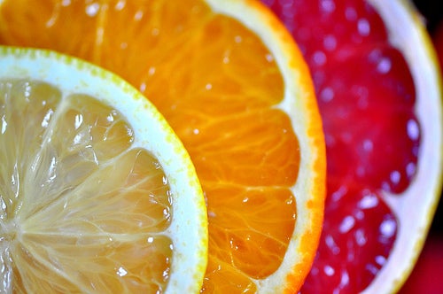 Alimentos según su color amarillo y naranja.