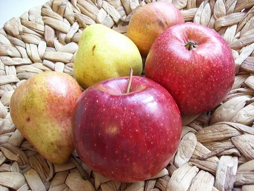 Manzanas rojas.