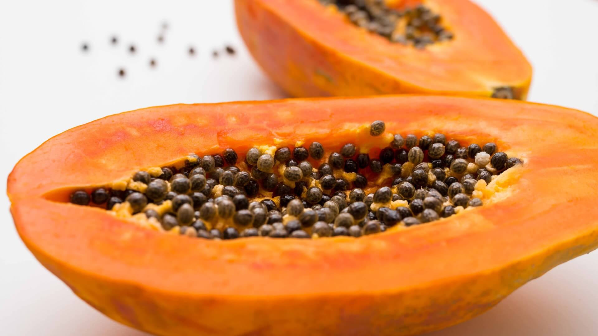 Fruta de papaya.
