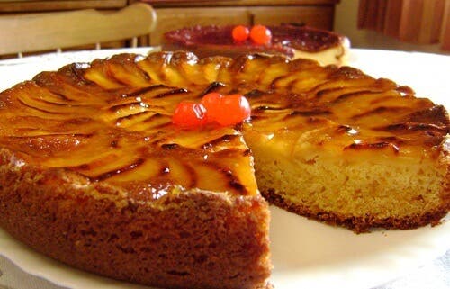 Receta del bizcocho de manzana