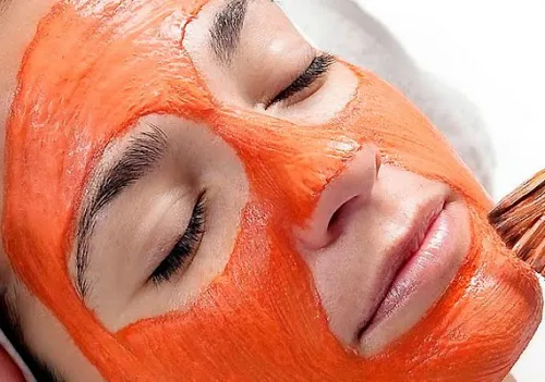 mascarilla facial de calabaza