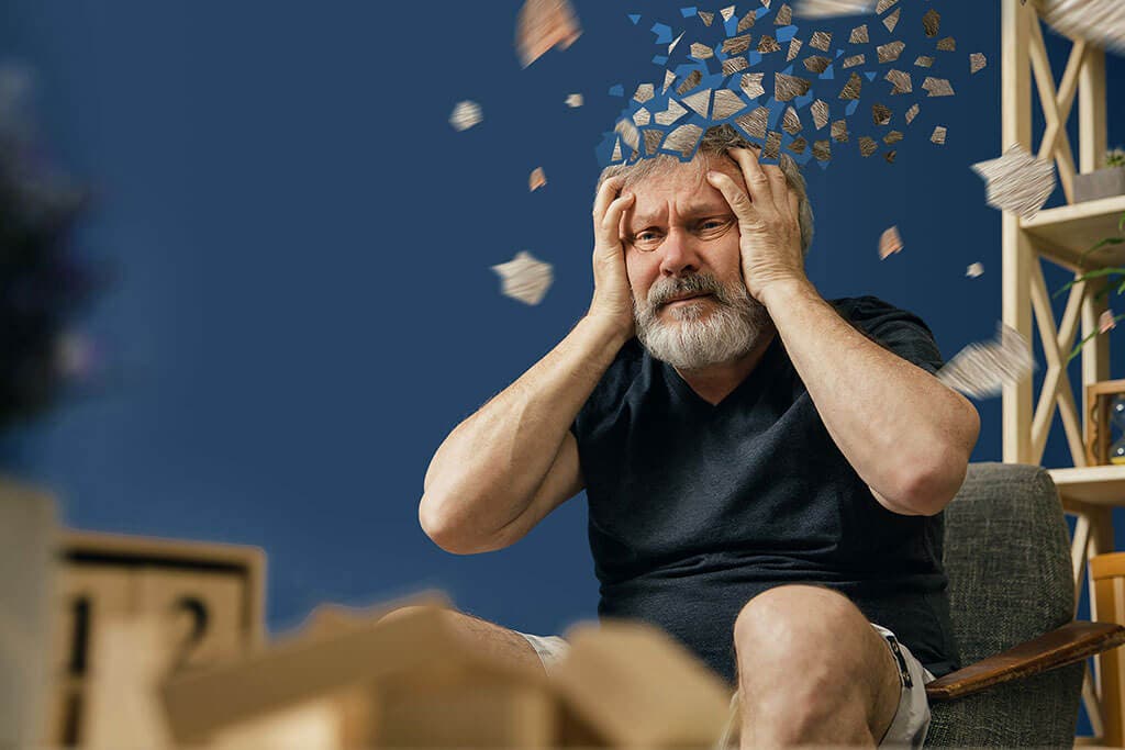 Persona con alzhéimer.