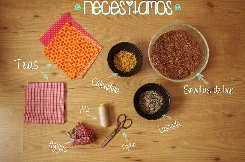 Cómo hacer una almohada terapéutica con semillas