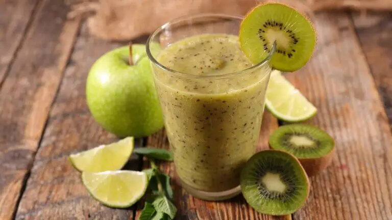 Batido de melón, kiwi y manzana