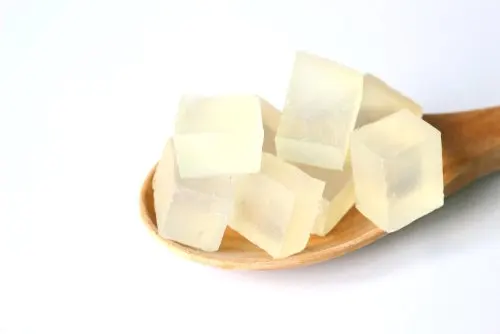 glicerina en una cuchara