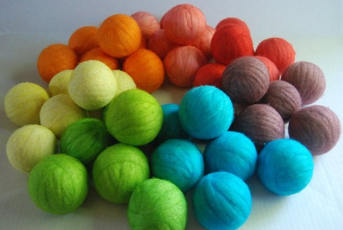 Ideas ecológicas: bolas de lana secadoras para la lavadora - Mejor