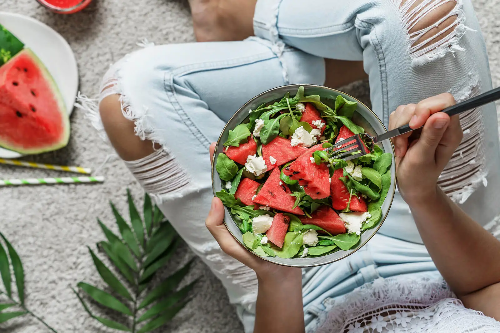 Dieta de la sandía para perder peso.