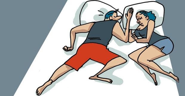 Pareja durmiendo