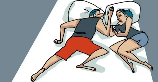 Pareja durmiendo