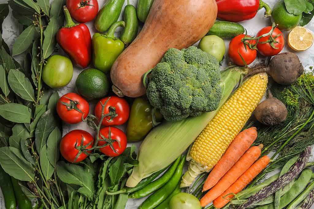 plan posiłków i warzywa