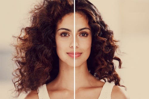Efecto eléctrico en el cabello