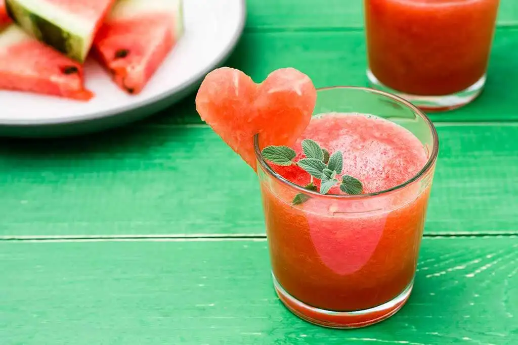 Wassereinlagerungen und Lebensmittel - Wassermelone