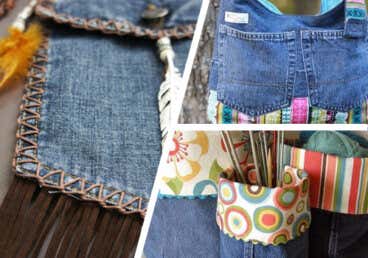 9 maneras de reutilizar tus jeans viejos
