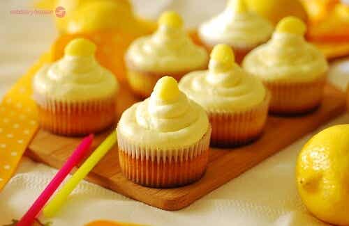 Cupcakes de limón.