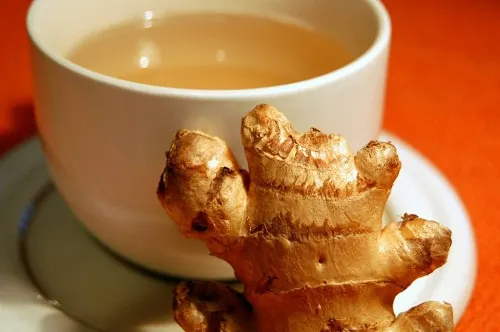 Té de jengibre.