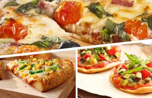 3 recetas deliciosas de pizzas vegetales