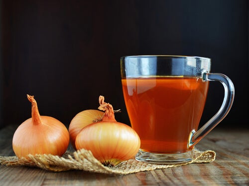 Onion-based juice.