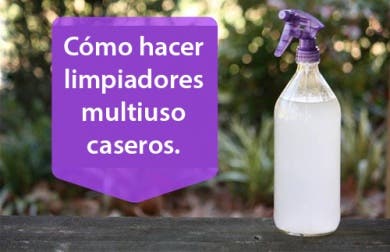 Cómo hacer limpiadores multiusos caseros