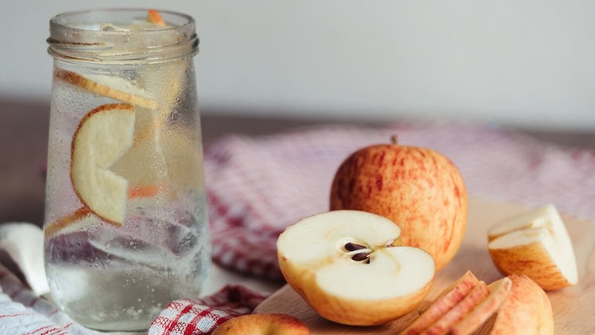 Infusión de jengibre y manzana