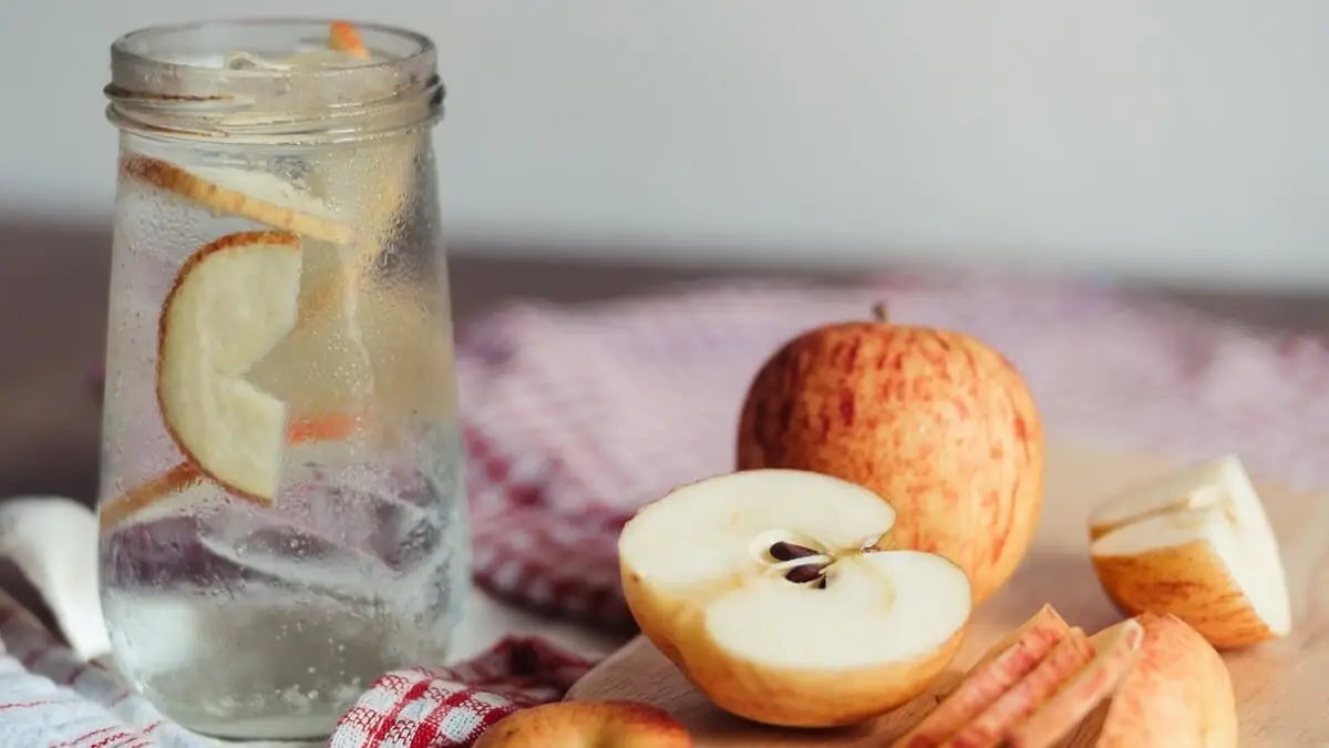 Infusión de jengibre y manzana