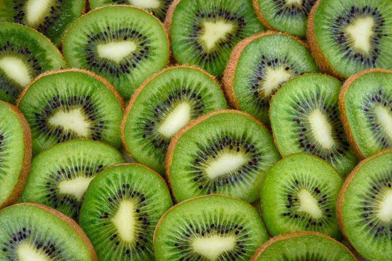 Kiwi verde.