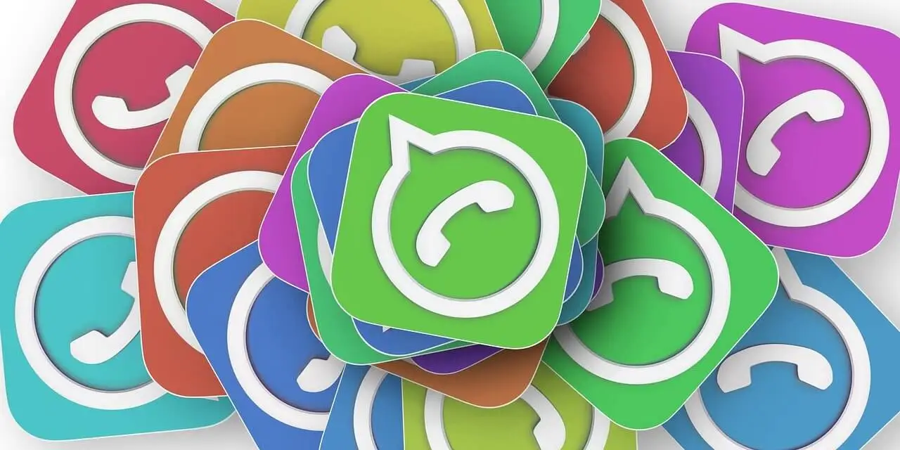 Iconos de sms en colores.