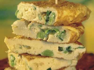 torta rústica de patata y cebolla