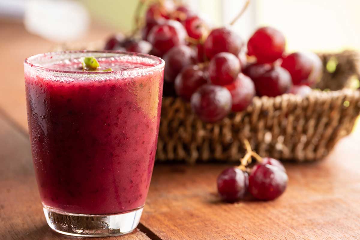 Jugo de uva.