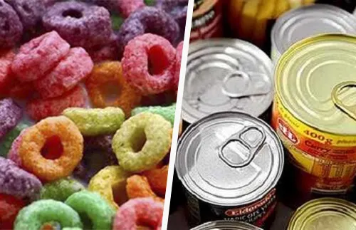 alimentos procesados